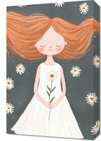 Obraz 40x60cm Wzory dla Dzieci, Dziewczynki Do Pokoju - Lilia