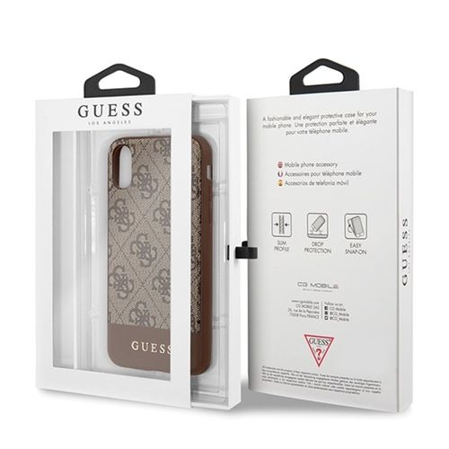 Etui do iPhone Xs / X (brązowy) na Arena.pl