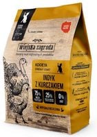 Karma dla kociąt - Wiejska Zagroda Indyk z kurczakiem - BEZ ZBÓŻ i GMO 400g
