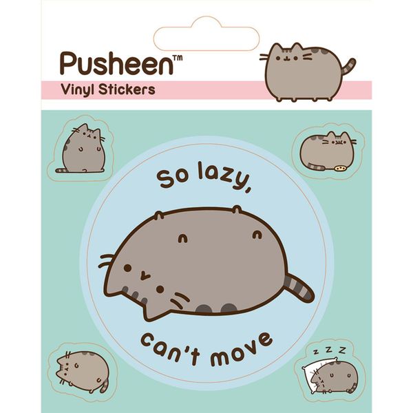 Naklejki winylowe Pusheen So Lazy zdjęcie 1