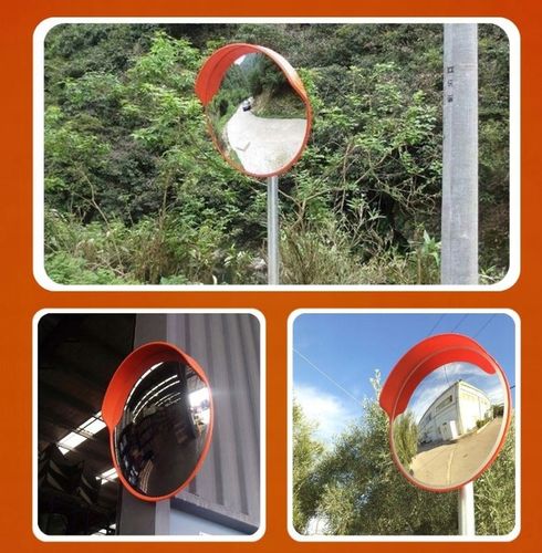 NIETŁUKĄCE LUSTRO WYJAZDOWE DROGOWE MAGAZYNOWE 60CM SFERYCZNE u-18a UCHWYT na Arena.pl