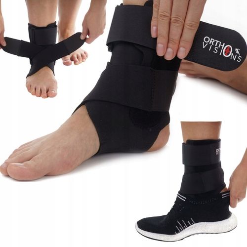 ORTEZA STAWU SKOKOWEGO STABILIZATOR STOPY I KOSTKI OPASKA NA STOPĘ I KOSTKĘ na Arena.pl
