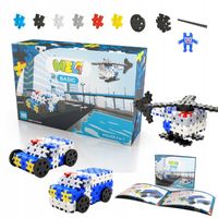 KLOCKI KONSTRUKCYJNE WAFLE MELI POJAZDY POLICJA 4w1 160 el POLICE RADIOWÓZ