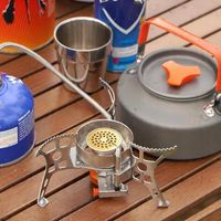 KUCHENKA GAZOWA MINI PRZENOŚNA TURYSTYCZNA SKŁADANA Z ADAPTEREM NA KEMPING