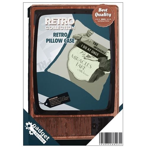 Poszewka Retro - The impossible - Workman - 33x33 cm na Arena.pl
