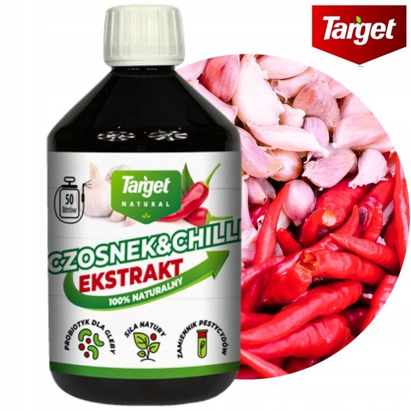CZOSNEK & CHILLI NATURALNY EKSTRAKT 500 ML TARGET zdjęcie 1