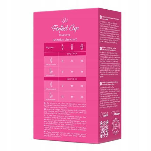 Kubeczek Menstruacyjny - Perfect Cup - Róż [M] na Arena.pl