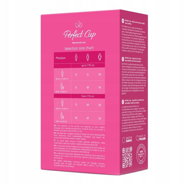 Kubeczek Menstruacyjny - Perfect Cup - Róż [M] zdjęcie 2