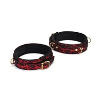 victorian garden lace and velvet thigh cuffs m/l liebe seele