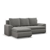 Narożnik rozkładany, lewy, Bosco, kronos, 230x159x89 cm, jasny szary