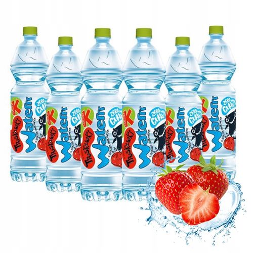 Kubuś Water Napój o smaku truskawki 1,5 l 6 sztuk na Arena.pl