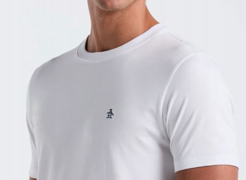 PENGUIN Koszulka z organicznej bawełny z haftowanym logo Pin Point L na Arena.pl