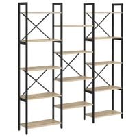 Półka na książki dąb sonoma 156 x 25 x 167.5 cm