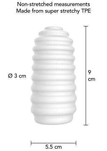 Medium Masturbator Ribs White na Arena.pl