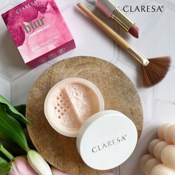 Claresa Sypki Puder wygładzający pory matujący sypki Blur Super Powder SEOL zdjęcie 6