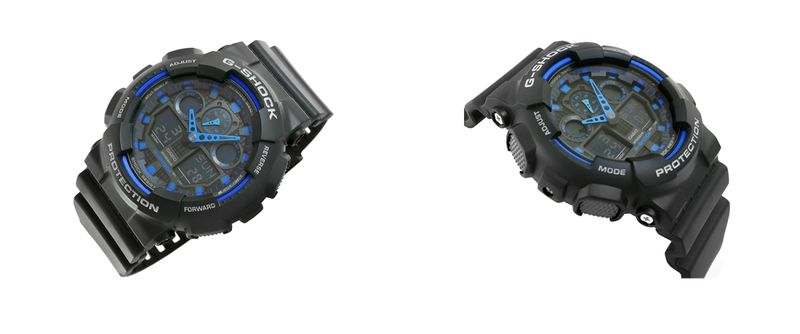 zegarek męski casio g-shock ga-100-1a2er + box zdjęcie 12