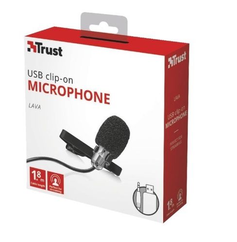 Trust Lava USB Clip on Mikrofon na Arena.pl