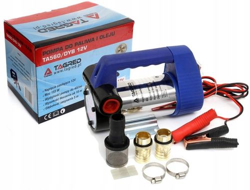 POMPA DO SPUSZCZANIA PALIWA ROPY OLEJU 12V POMPKA MOCNA na Arena.pl