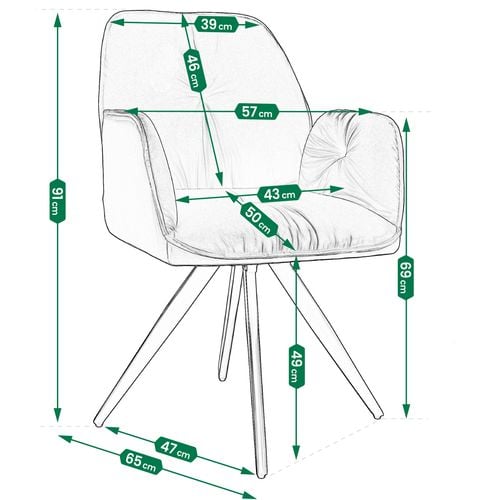 krzesło obrotowe perla czarny na Arena.pl