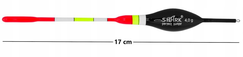Spławik Przelotowy z BALSY SHARK 4,0 g / 17 cm zdjęcie 2