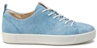 Ecco Półbuty damskie - Soft 8 Ladies - rozmiar 35 - Niebieskie Skórzane