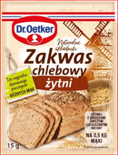 DR OETKER ZAKWAS CHLEBOWY ŻYTNI 15G