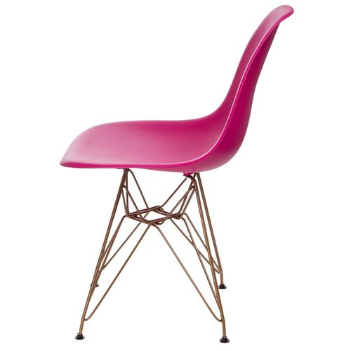 Krzesło P016 PP Gold dark pink na Arena.pl