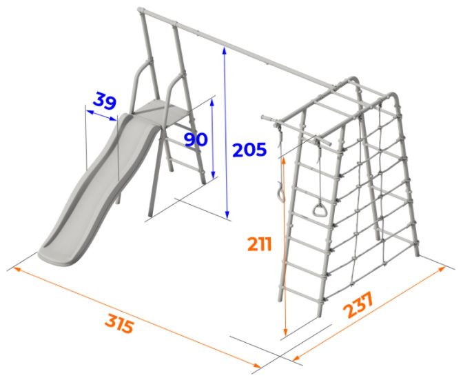 plac zabaw do ogrodu Małpka Plus siedzisko MALPISZON.PL zdjęcie 3