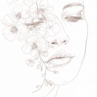 Plakat 100x100cm Kwitnąca Imersja