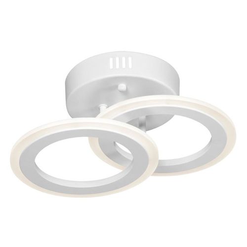 Okrągły plafon LED W7106-2S WT ledowe pierścienie 36W 3000K białe na Arena.pl