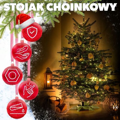 STOJAK CHOINKOWY POD CHOINKĘ PODSTAWKA NA CHOINKĘ DRZEWKO DO 3,3 M na Arena.pl
