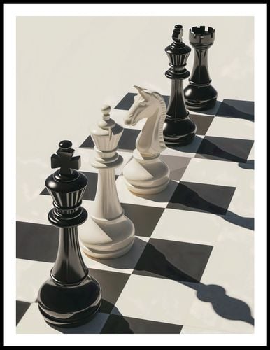 Plakat 60x80cm Szach i Mat na Arena.pl