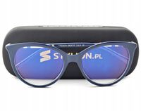 Damskie Okulary do komputera KOCIE zerówki FILTRY