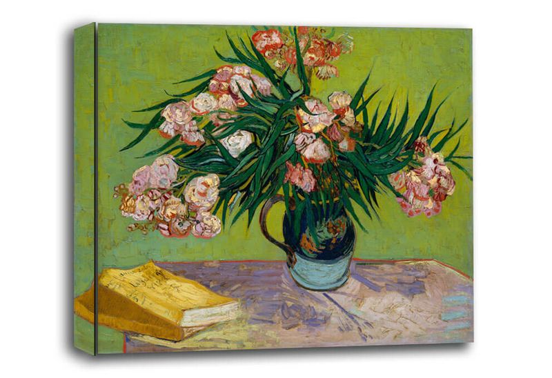 Oleanders, Vincent van Gogh - obraz na płótnie 50x40 cm zdjęcie 1