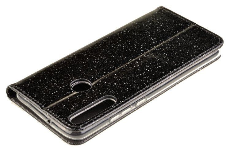 Etui Shining Book do Huawei P40 Lite E czarny zdjęcie 4