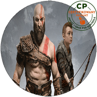 Opłatek waflowy na tort - God Of War
