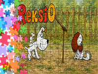 Puzzle tradycyjne - Reksio