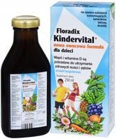 FLORADIX KINDERVITAL DLA DZIECI - WAPŃ + WITAMINY