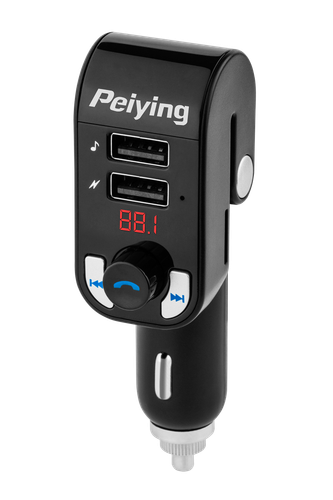 Transmiter FM Peiying Bluetooth 2xUSB SD ŁADOWANIE na Arena.pl