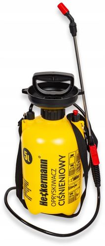RĘCZNY OPRYSKIWACZ CIŚNIENIOWY SPRYSKIWACZ DUŻA POJEMNOŚĆ 5L REGULACJA DYSZ na Arena.pl