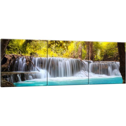 Obraz Tryptyk 90X30 Wodospad na Arena.pl