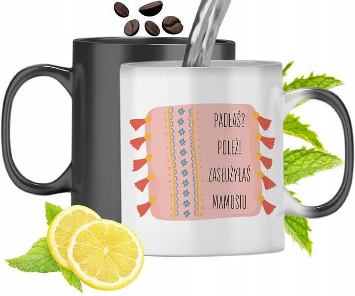 Kubek Magiczny Dla Mamy Zmieniający Kolor Z Nadrukiem Ze Zdjęciem zdjęcie 1