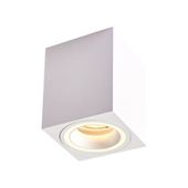 Sufitowy downlight minimalistyczny Bima kostka biała