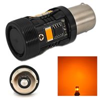 żarówka LED P21W, BA15S 12V bez błędu pomarańczowa Nowość