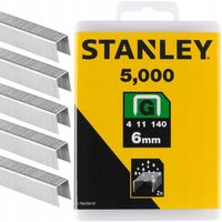 2X STANLEY ZSZYWKI G 6mm 5000 SZTUK