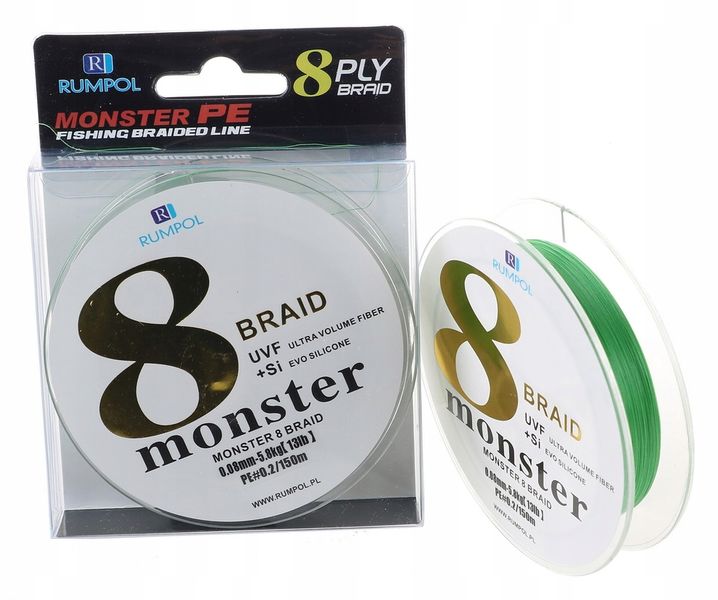 PLECIONKA 150 300m MONSTER 8 BRAID 0,08mm 520197 zdjęcie 1