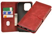 Etui portfel Wallet do Oppo A6x czerwony