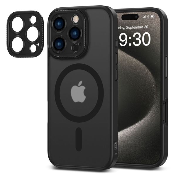 TECH-PROTECT MAGCAM MAGSAFE IPHONE 16 PRO MAX MATTE BLACK zdjęcie 2