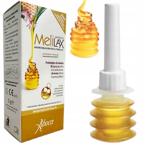 Aboca Melilax Pediatric Mikrowlewki 6szt. Zaparcia + GRATIS MIKROWLEWKA na Arena.pl