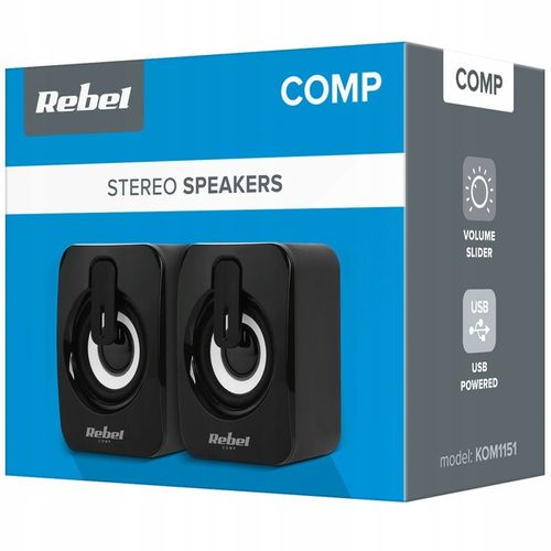 Głośniki Komputerowe 2.0 Do Pc Komputera Laptopa na Arena.pl